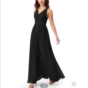 Azazie Gienna Black Dress